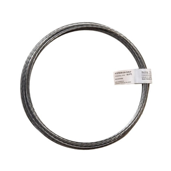 Hillman HILLMAN 0.096 - 0.099 in. D X 50 ft. L Galvanized Steel 20 speed Anchor Wire, PK20 123189 - main